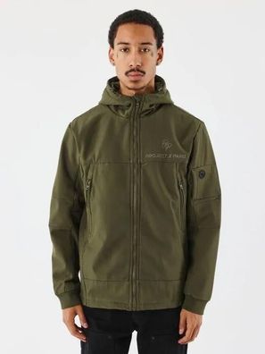 Blouson Project X Paris mit Kapuze, grén