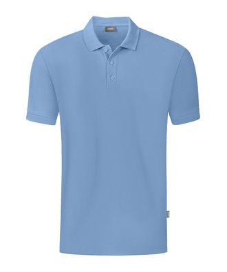 Polo JAKO Organic aus 100 % Bio-Baumwolle, blau