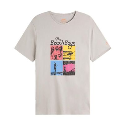 T-Shirt Ecoalf Sunflower Grau Hell