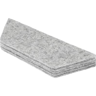 nobo 1905326 nobo Tafellöscher-Nachfüllpack Löschfilz, grau