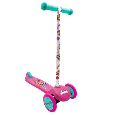 Paw Patrol Mädchen 3-Rad Scooter mit Lean-to-Steer-System und Fußbremse