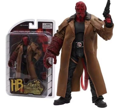 Hellboy II Actionfigur 18cm - NECA Series 1 mit Waffe - Sammlerfigur Neu & OVP