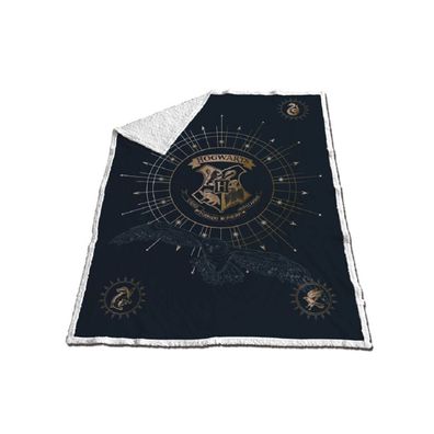 Harry Potter Sherpa Decke 130x170 cm Kuscheldecke warm & weich