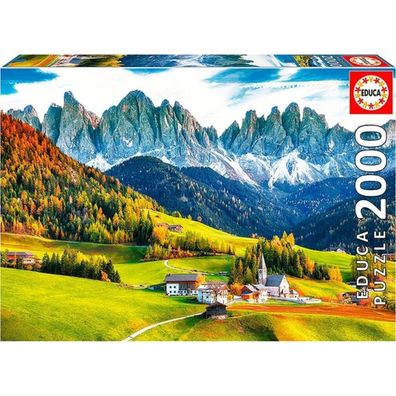 EDUCA Puzzle Herbst in den Dolomiten 2000 Teile