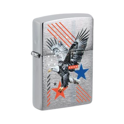 Zippo Benzin-Feuerzeug Color Eagle and Stars 60007531, unbefüllt
