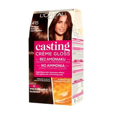 L'Oréal Professionnel Casting Creme Gloss Colour Cream Nr. 415 Frosty Chestnut 1p