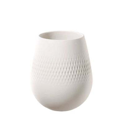 Manufacture Collier blanc Vase Carré klein 124 mm, 1100 ml | Villeroy & Boch |