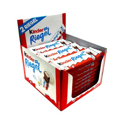 Kinder Riegel - Kiste mit 24x 2er Riegel je 21g