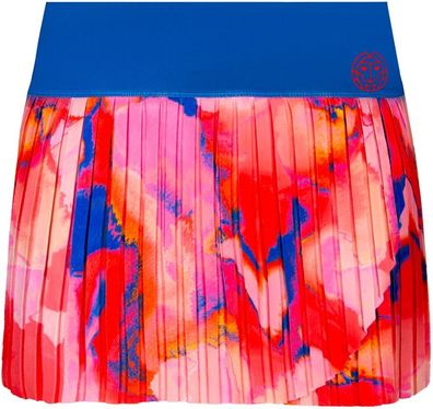 Bidi Badu Damen Sportrock Rock Inaya Tech Plissee Skort Red, Blue 150034