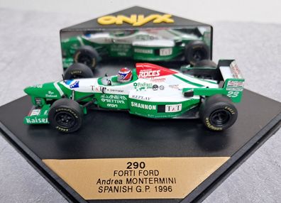 Forti Ford Andrea Montermini Spanien GP 1996 Modell Onyx