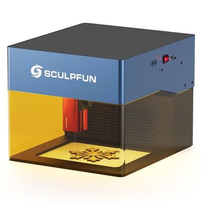 Sculpfun iCube Pro 5W Lasergravierer,0,06 mm Laserpunkt,10000mm/min,32Bit Motherboard