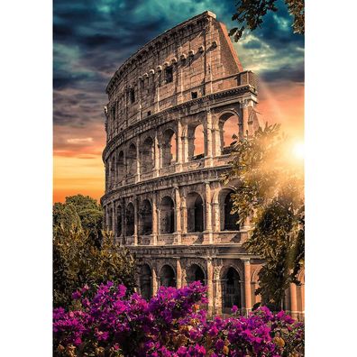 TREFL Puzzle Premium Plus Photo Odyssey: Kolosseum, Rom, Italien 1000 Bilder