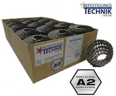 Dachpappnägel 3,1x32mm Ring rostfrei für Dachpappnagler Prebena Paslode Makita Haubol