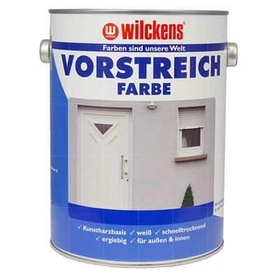 Wilckens Vorstreichfarbe 0.75 LTR WEISS Innenfarbe Aussenfarbe Holzfarbe Metall
