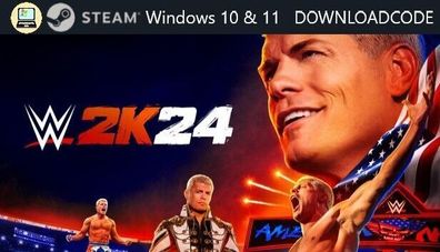 NEU PC Computer Spiel WWE 2K24 für Windows 10 11 STEAM Download Code Game Key