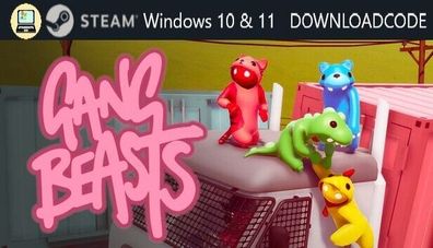 NEU PC Computer Spiel Gang Beasts für Windows 10 11 STEAM Download Code Game Key