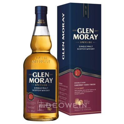 Glen Moray Cabernet Cask Finish 0,7 l - Single Malt Scotch Whisky