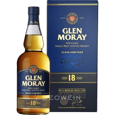 Glen Moray 18 Jahre 0,7 l - Single Malt Scotch Whisky