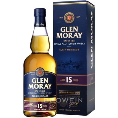 Glen Moray 15 Jahre 0,7 l - Single Malt Scotch Whisky