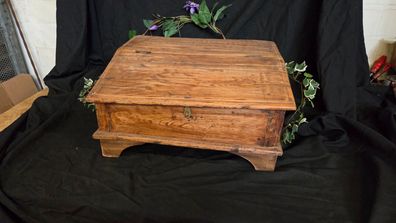 Bodenschreibpult, Lesepult, Pult, Altholz, Holz, Holzschatulle, Schrank,55x30x44 cm