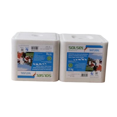 Solsel Natural 2x10kg Mineralstein ohne Kupfer Salzleckstein Leckstein