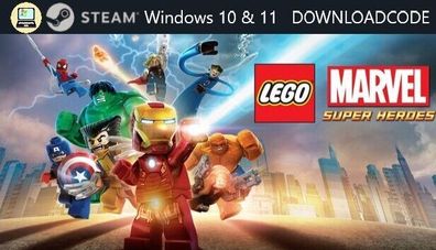 NEU PC Computer Spiel LEGO Marvel Super Heroes für Windows 10 11 STEAM Download