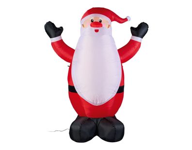 Livarno home Aufblasbare Weihnachtsfigur XXL innen/außen Weihnachtsmann * B-Ware