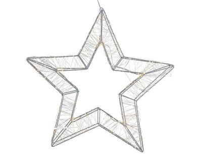 Livarno home LED-Deko-Beleuchtung Weihnachtsbeleuchtung Stern mit Timer * B-Ware