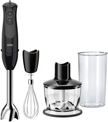 Braun MQ 3135 BK Stabmixer 900 W Set – Chopper Schneebesen inkl