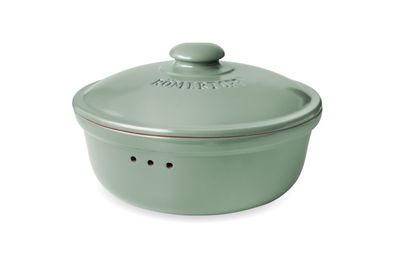 Römertopf Brot-Frische-Topf rund grün