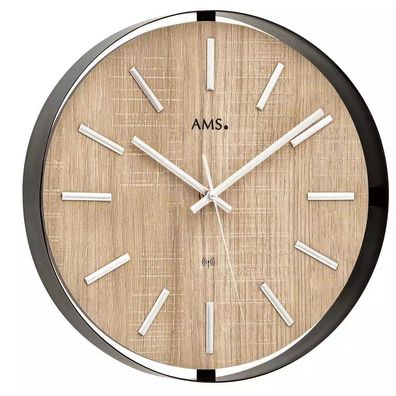 AMS - 5587 - Wanduhr - Quarz Funk - 30cm