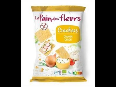 Blumenbrot - Le Pain des Fleurs 3x Bio Cracker Zwiebel 75g