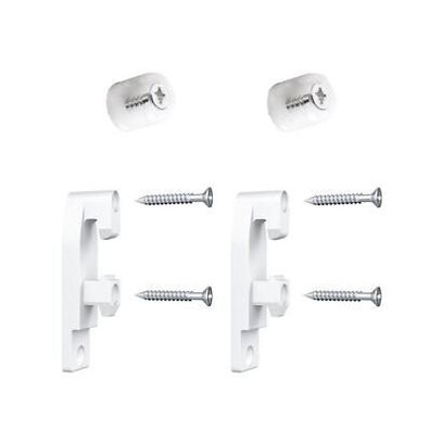 2 x Nobilia Küchen Pelipal Fronthalter + Relinghalter inkl Schrauben Befestigu