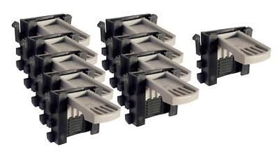 10 x Original Nolte Sockelhalter Wellmann Holtkamp Küche Klammer Clip Blende