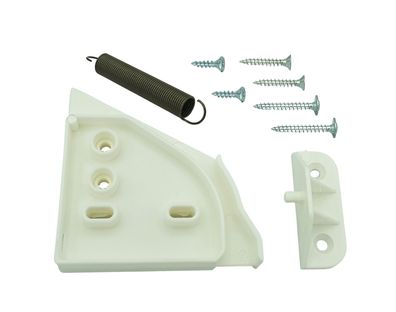 Blenden-Knick-Beschlag mit Feder für hochgebaute Spülmaschinen Geschirrspüler Bl