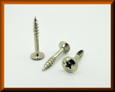 50 x Nobilia Korpus-schraube 3,5 x 30 Kreuz Schrankverbinder Rückwandschraube