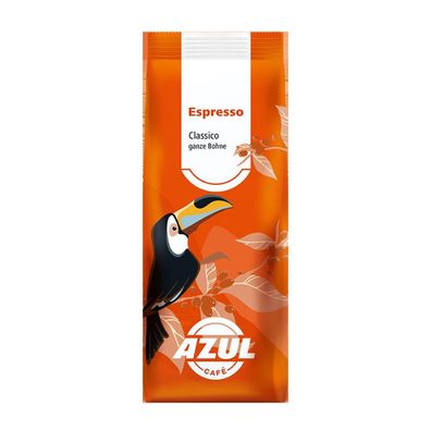 Azul Espresso Classico Röstkaffee 12 x 500g ganze Bohne