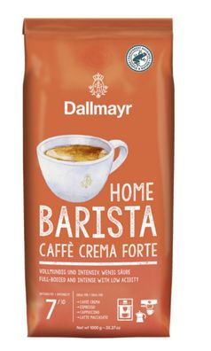 Dallmayr Home Barista Cafe Crema Forte 1 kg ganze Bohne