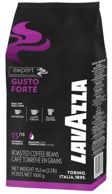 Lavazza Expert Gusto Forte Espresso 6 x 1kg Ganze Bohne