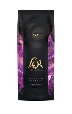 L´OR Espresso Vibrant 1kg Ganze Bohne, Responsible Sourcing zertifiziert