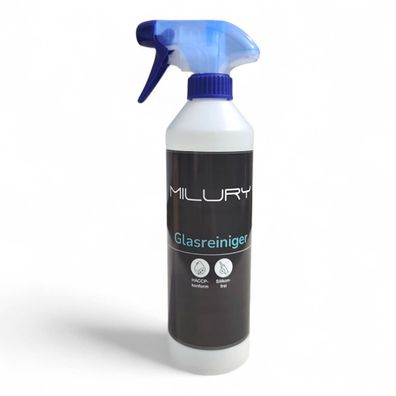 MILURY Glasreiniger Sprühflasche 500ml | Leer