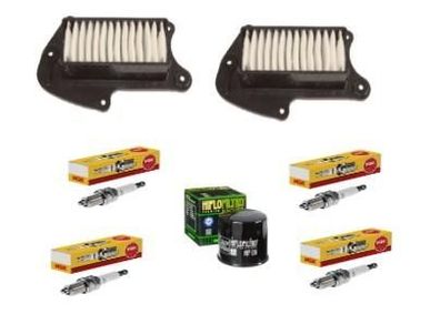 Wartungssatz ?lftilterset Z?ndkerzen spark splug passt an Suzuki Vzr 1800 06-17
