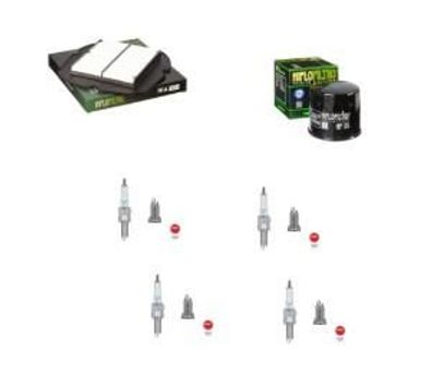 Wartungssatz ?lftilterset Z?ndkerzen spark splug passt an Suzuki Sv 650 A 16-24
