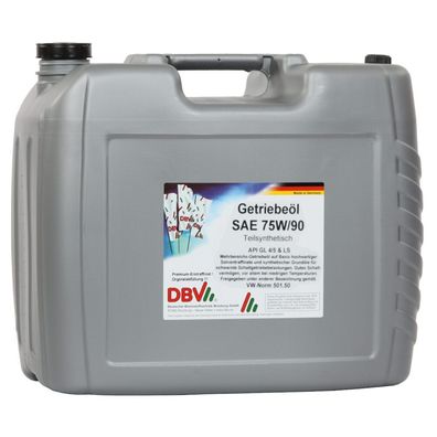 DBV 75W-90 LS GL4/5 (teilsynthetisch) 20-Liter-Kanister