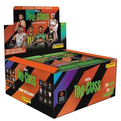 Panini Euro League Basketball 2024/2025 Top Class TC Booster 24er Display Karten