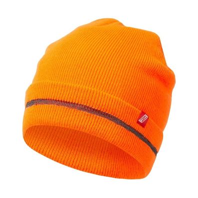 Nitras Strickmütze,3M® Thinsulate Winterfutter, Neonfarben, Farbe neonorange