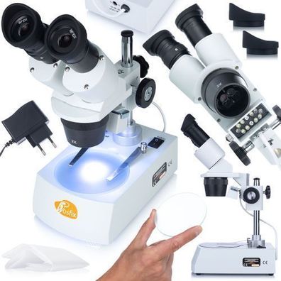 Rosfix Stereomikroskop Mars S MSMS-B-PZPD1 – 10/20x Zoom | LED-Beleuchtung