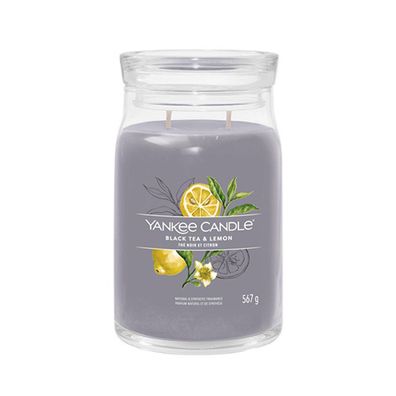 Aromatic candle Signature large glass Black Tea & Lemon 567 g