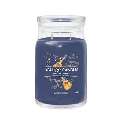 Aromatic candle Signature glass large Twilight Tunes 567 g