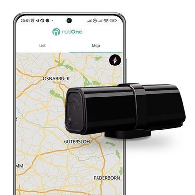 Tracker GPS PLUS mit Diebstahlschutz, ohne Abo für Motorräder, Fahrräder, Kinder